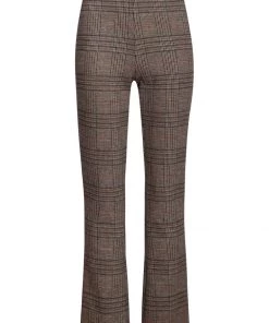 New In Smashed Lemon Model My Houndstooth 60's Trosuers Beige