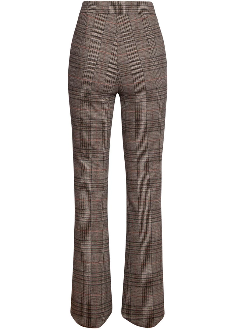 New In Smashed Lemon Model My Houndstooth 60's Trosuers Beige