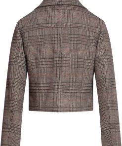 Smashed Lemon Model My Houndstooth 60's Jacket Beige