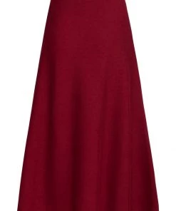 Smashed Lemon Fine Dining 70's A-Line Skirt Wine