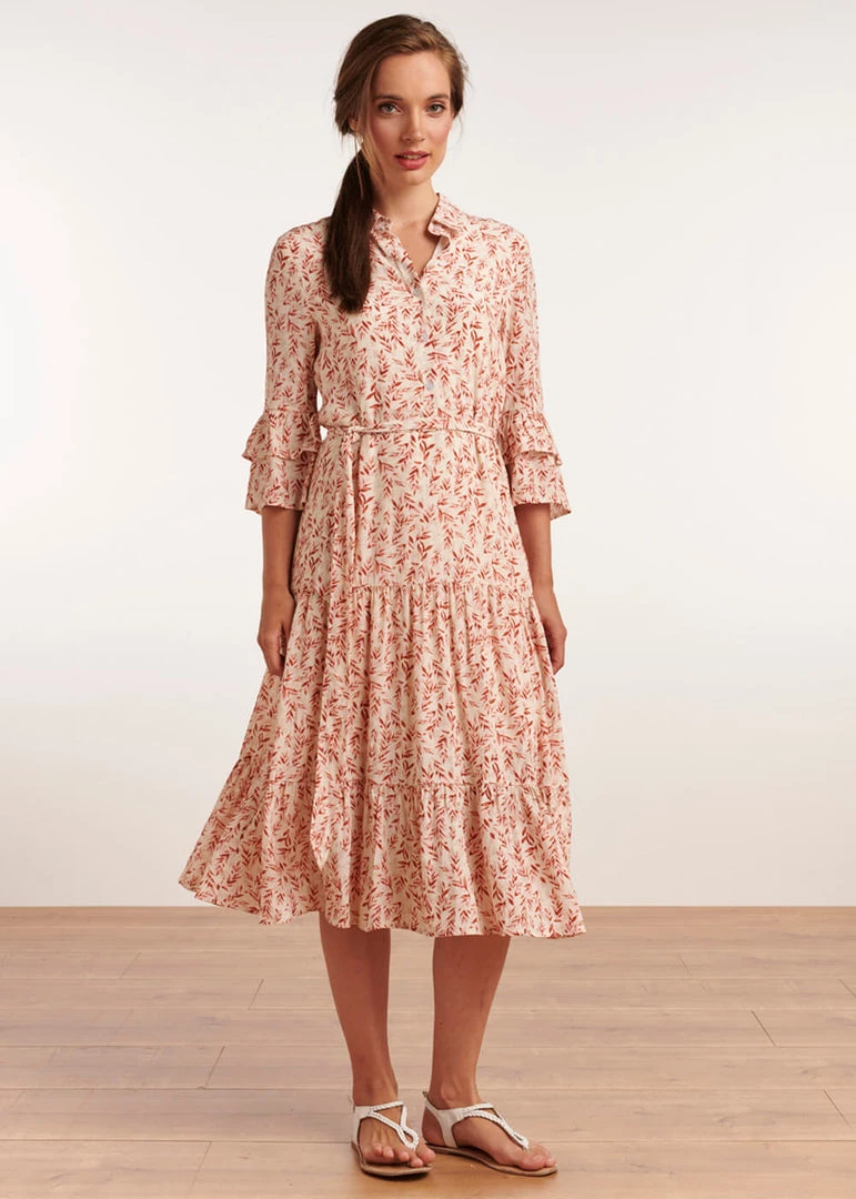 Smashed Lemon Sea Breeze Midi Dress White New In