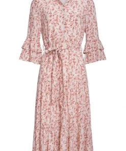 Smashed Lemon Sea Breeze Midi Dress White New In