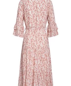 Smashed Lemon Sea Breeze Midi Dress White New In