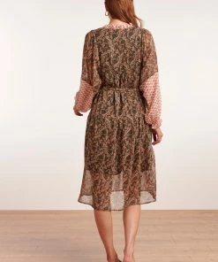 Smashed Lemon Exotic Bohemian 60's Dress Multi