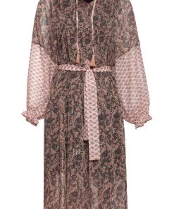 Smashed Lemon Exotic Bohemian 60's Dress Multi