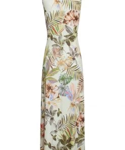 Smashed Lemon Easy Breezy 70's Maxi Dress Multi