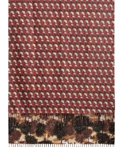 Smashed Lemon Crowned Crane Bird Scarf