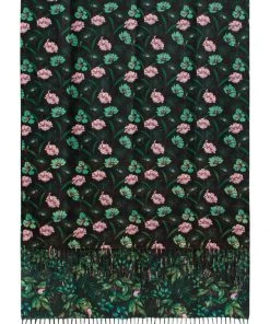 New In Smashed Lemon Rustic Floral Scarf