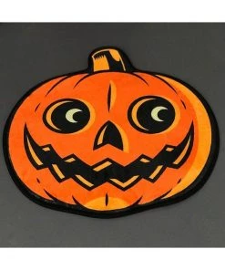 Sourpuss Classic Pumpkin Bathroom Rug Orange