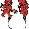 Sourpuss Hot Stuff Devils Enamel Pin Set Red New In