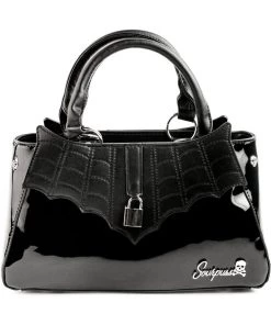 Sourpuss Locked Out Glossy Bag Black