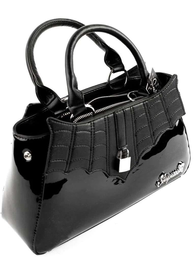 Sourpuss Locked Out Glossy Bag Black