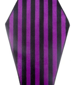 New In Sourpuss Coffin Rug Black Purple