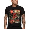 Steady Clothing Mens Sun Records Hop T-Shirt Black New In