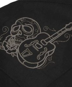 New In Steady Clothing Mens Dancing Dead Western Shirt Black