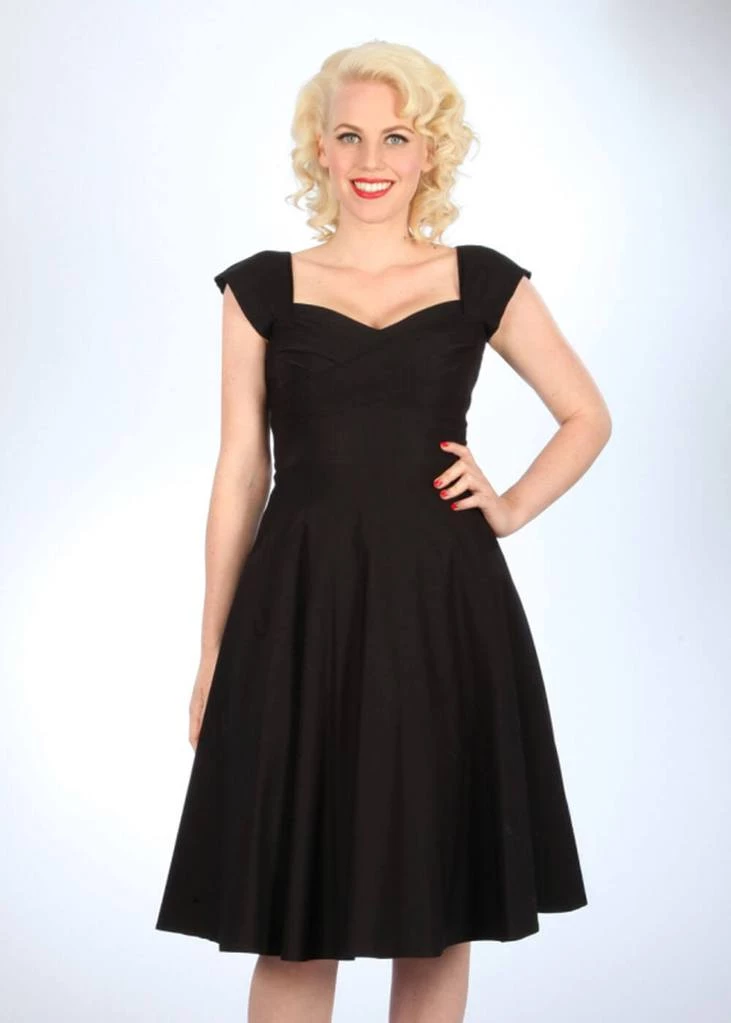 New In Stop Staring! Madstyle 50's Swing Dress Black