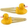 Succubus Duck Clic Clac Set Hairclips Yellow