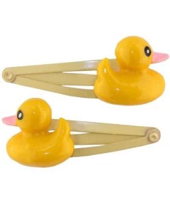 Succubus Duck Clic Clac Set Hairclips Yellow