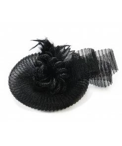 New In Succubus Drama Queen Fascinator Black