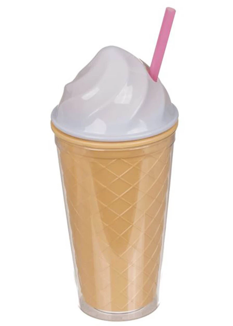 Succubus Gifts Set 2 Ice Cream Tumbler With Straws