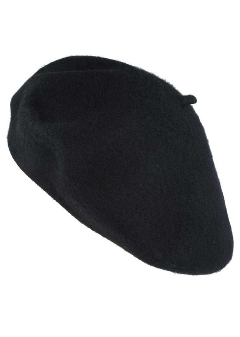 Succubus Headwear Sandy 60's Beret Black New In