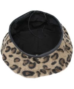 Succubus Headwear Leopard 60's Beret Leopard New In
