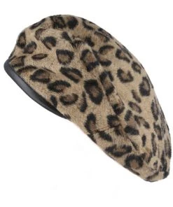 Succubus Headwear Leopard 60's Beret Leopard New In
