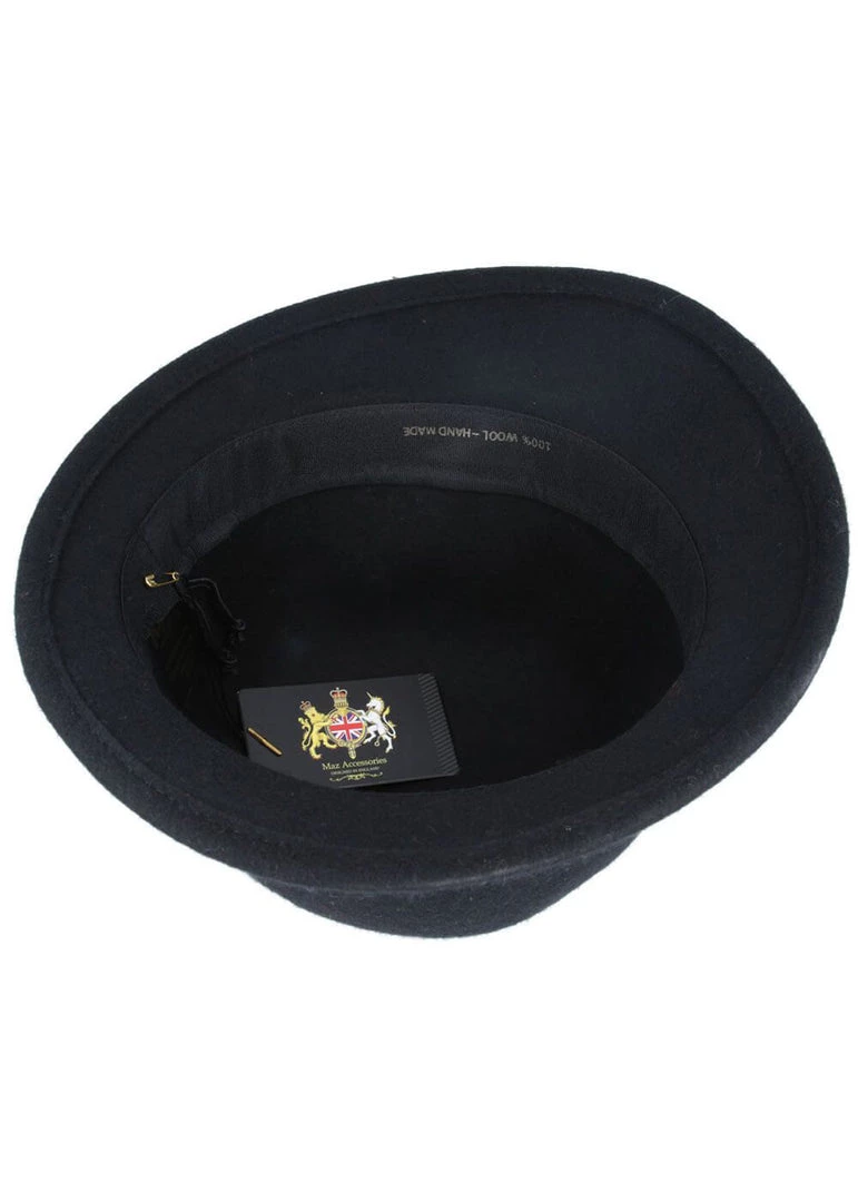 Succubus Headwear Naomi 60's Cloche Hat Black New In