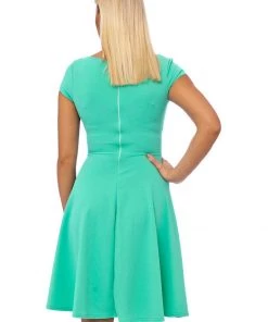 New In Succubus Tiffany 60's Swing Dress Mint