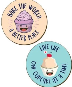 Succubus Gifts Bake The World Set 4 Coasters