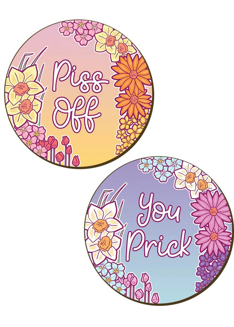 New In Succubus Gifts Offensive Set 4 Coasters