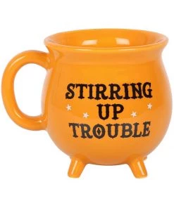 New In Succubus Stirring Up Trouble Cauldron Mug Orange