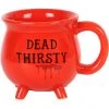 Succubus Dead Thirsty Cauldron Mug Red