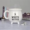 Succubus White Witch Cauldron Mug White
