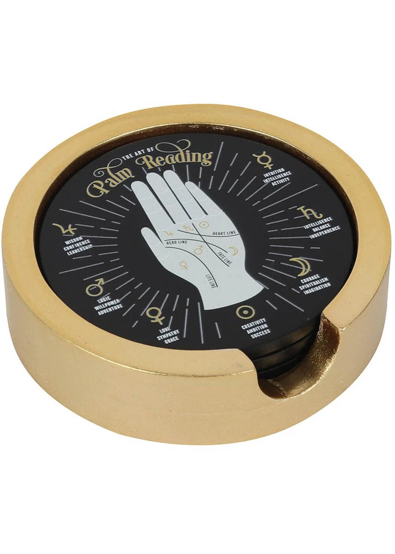 Succubus Palm Reading Set Coasters