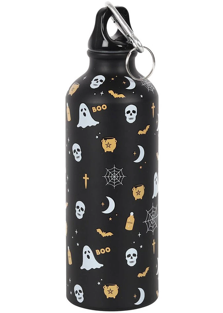 New In Succubus Halloween Witches Brew Metal Waterbottle Black