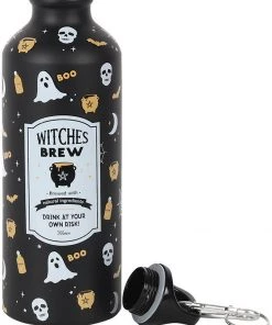 New In Succubus Halloween Witches Brew Metal Waterbottle Black