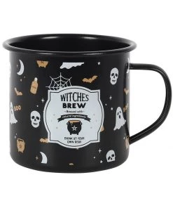 Succubus Witches Brew Enamel Mug Black New In
