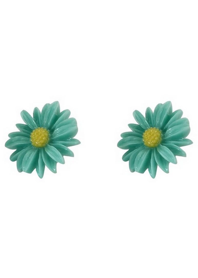 Succubus Jewels Daisy Earrings Mint New In