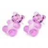 Succubus Jewels Gummy Bear Stud Earrings Purple New In