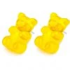 New In Succubus Jewels Gummy Bear Stud Earrings Yellow