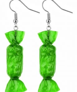 Succubus Jewellery Sweets Drop Earrings Green