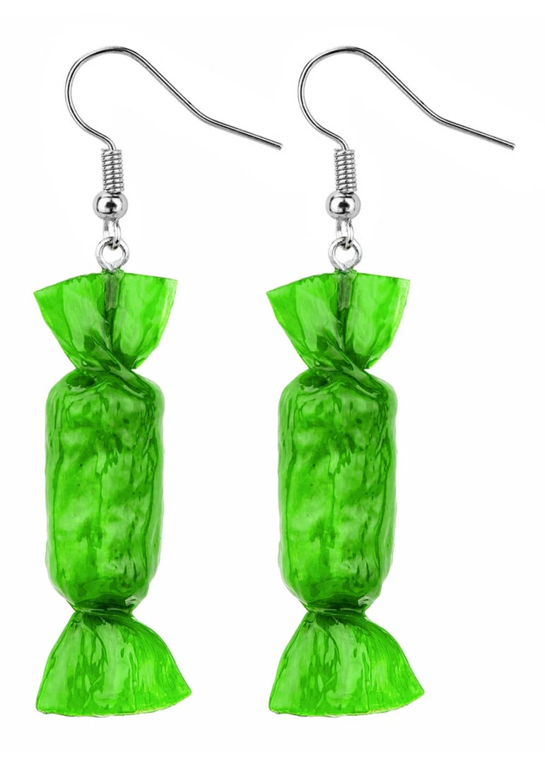 Succubus Jewellery Sweets Drop Earrings Green