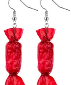 Succubus Jewellery Sweets Drop Earrings Red