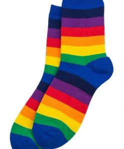 Succubus Blue Rainbow Socks Multi New In