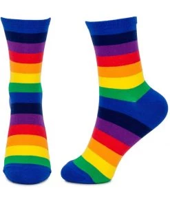 Succubus Blue Rainbow Socks Multi New In