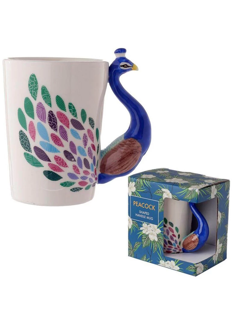 Succubus Gifts Peacock Mug Blue