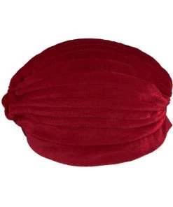 Succubus Headwear Velvet 20's Turban Wine