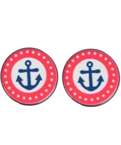 Succubus Anchor Cartoon Earrings New In