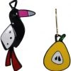 Succubus Bird & Avocado Nova Earrings